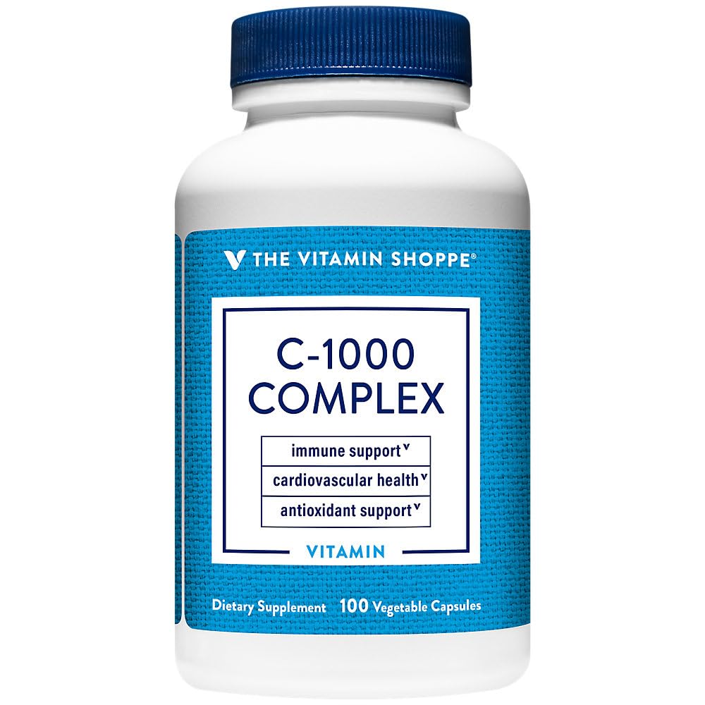 The Vitamin Shoppe C-1000 Complex 1,000MG capsules front view