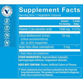The Vitamin Shoppe C-1000 Complex 1,000MG capsules side view