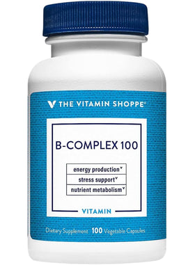 The Vitamin Shoppe Vitamin B-Complex 100 Vegetable Capsules front view