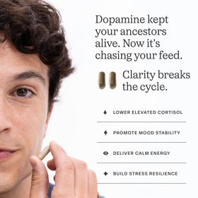 THESIS Clarity Nootropic Supplement bottle side view
