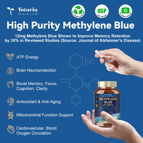 Totaria Methylene Blue 13-in-1 Brain Formula ingredient list