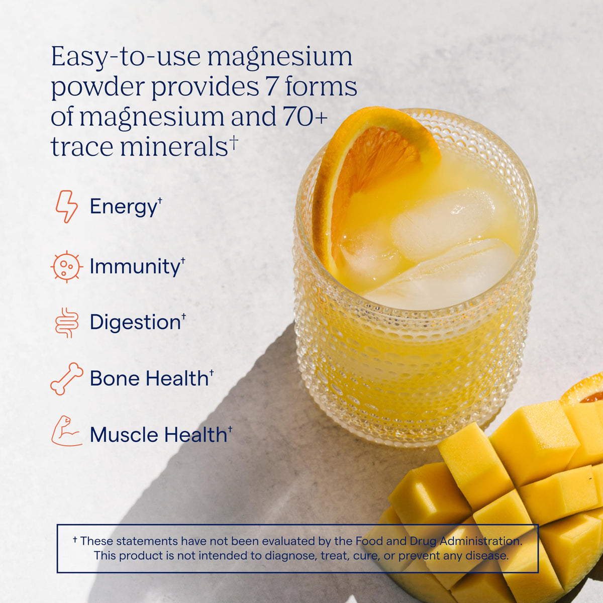 Trace Minerals Multi Magnesium Complex Powder back view showing nutritional information