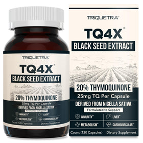 Triquetra Health Black Seed Oil Extract Capsules front view