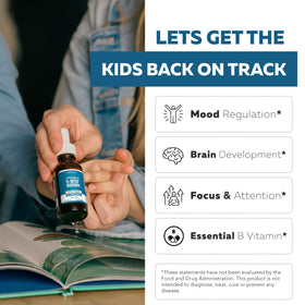 Triquetra Health Organic Kids L-Methylfolate 1 Fl oz side view