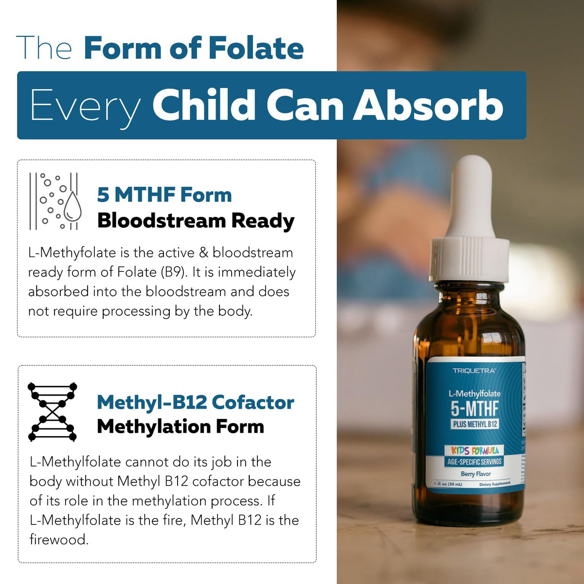 Triquetra Health Organic Kids L-Methylfolate organic certification