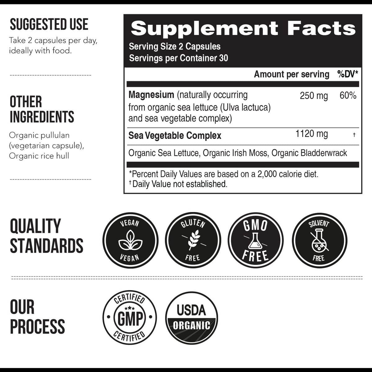 Triquetra Health Organic Whole Food Magnesium Supplement displayed with a measuring spoon