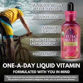 Tropical Oasis Ultra Max B12 5000mcg liquid drops with dropper
