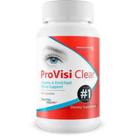 True You Health Pro VisiClear Vitamin A Vision Support capsules front view