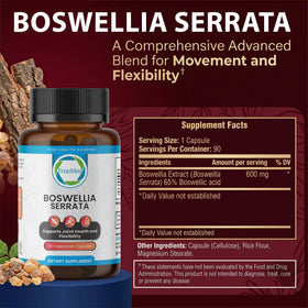 TRUEMED Boswellia Serrata capsules with a measuring spoon