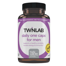 Twinlab Men's Daily One 60 count multivitamin capsules front view