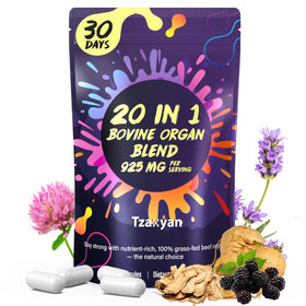 tzaxyan 20-In-1 Beef Organ Supplement for Women front view