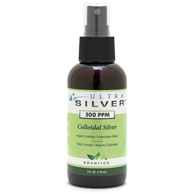 Ultra Silver Colloidal Silver Fine Mist Spray 500 PPM front view