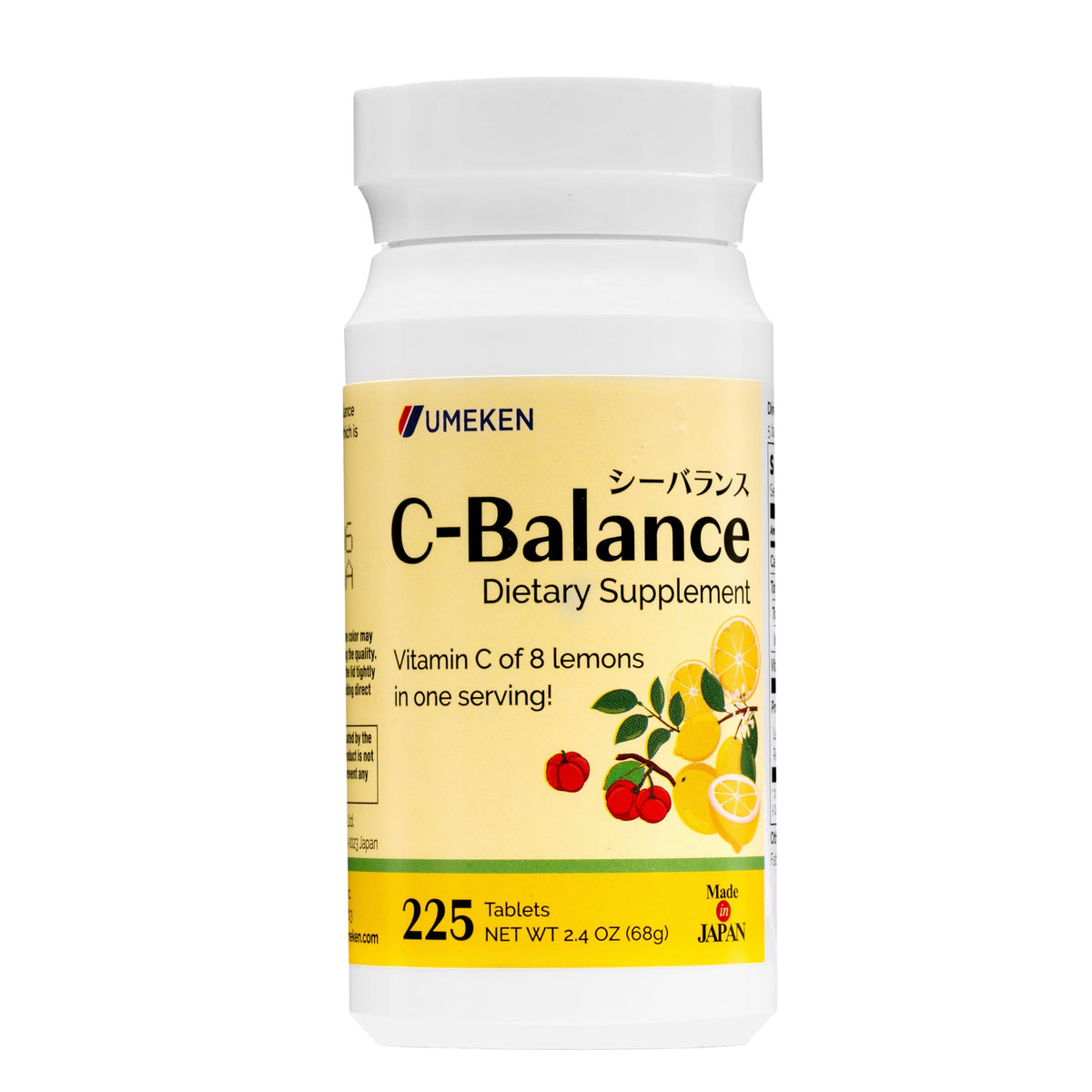 Umeken C-Balance Vitamin C Chewables front view with packaging