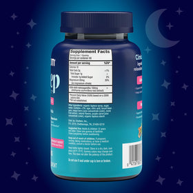 Unisom Gummies midnight berry flavour close-up