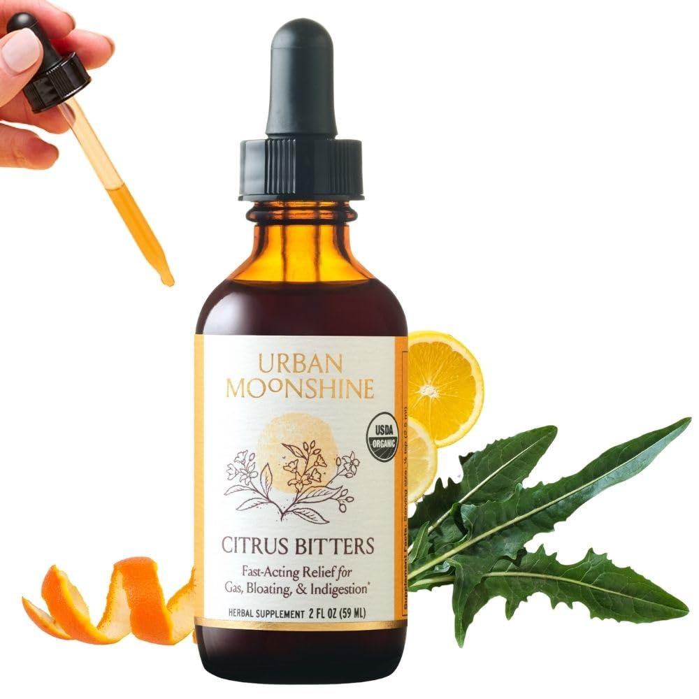 Urban Moonshine Citrus daily Bitters 2 Fl Oz front view