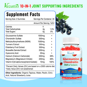 Vazatisi Glucosamine Chondroitin Gummies packaging