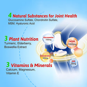Vazatisi Glucosamine Chondroitin Gummies with ingredients