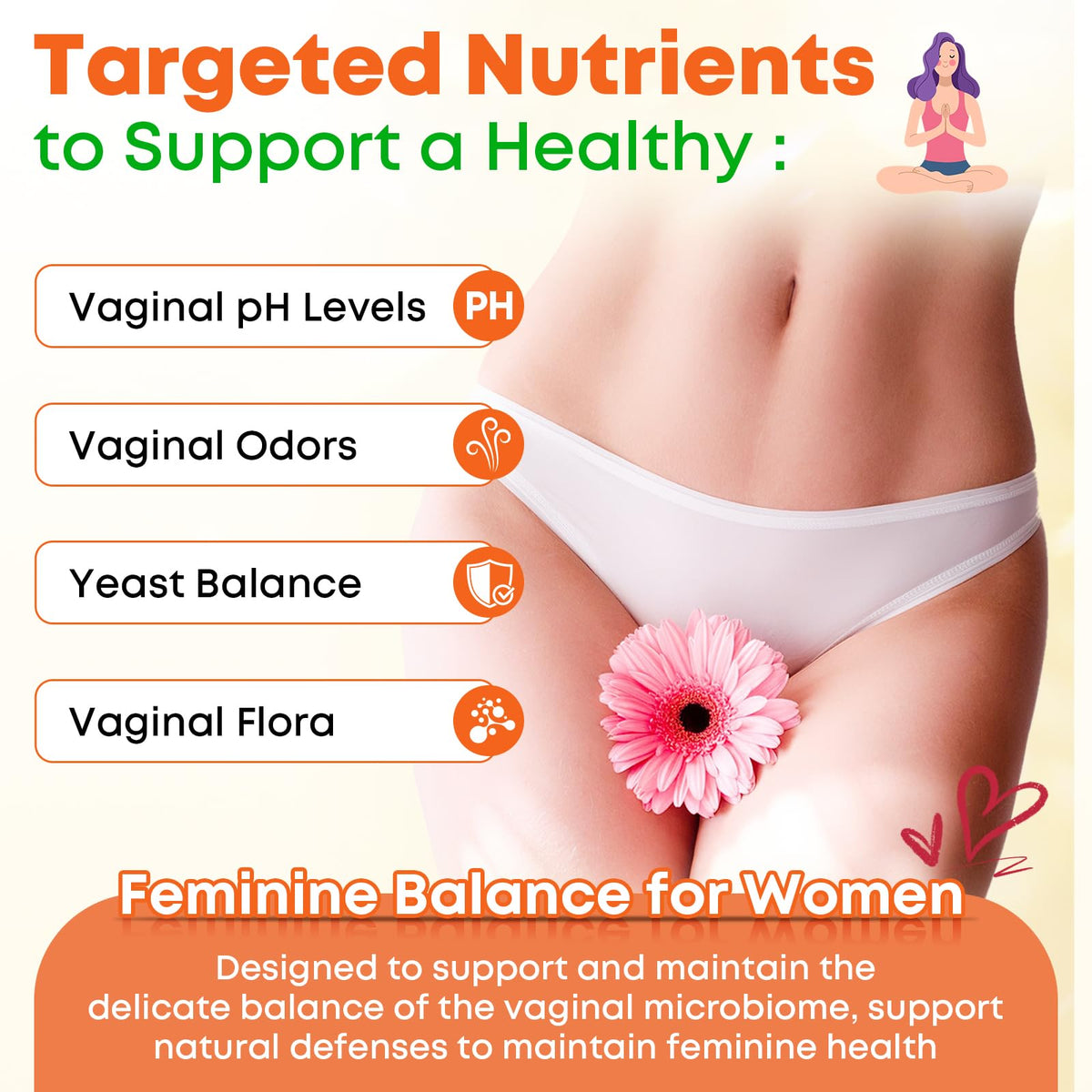 Vazatisi Sugar Free Feminine Balance Gummies close-up of gummies