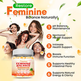 Vazatisi Sugar Free Feminine Balance Gummies nutritional information