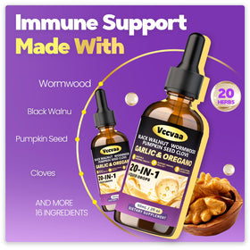 Vccvaa 20-in-1 Wormwood Black Walnut Cleanse 2 OZ side view