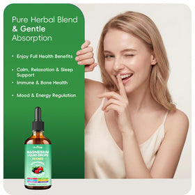 VCCVBB Magnesium Glycinate Liquid Drops bottle side view