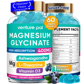 Venture Pal Magnesium Glycinate Gummies 400mg front view
