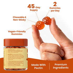 VEV Magnesium Citrate Gummies Peach Mango Papaya ingredients list