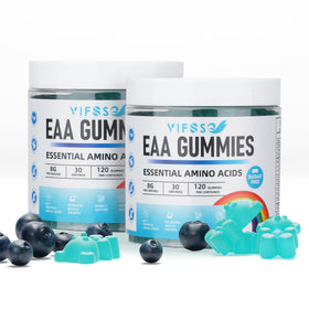VIFSSG EAA Gummies 120 Gummies Blue Raspberry front view