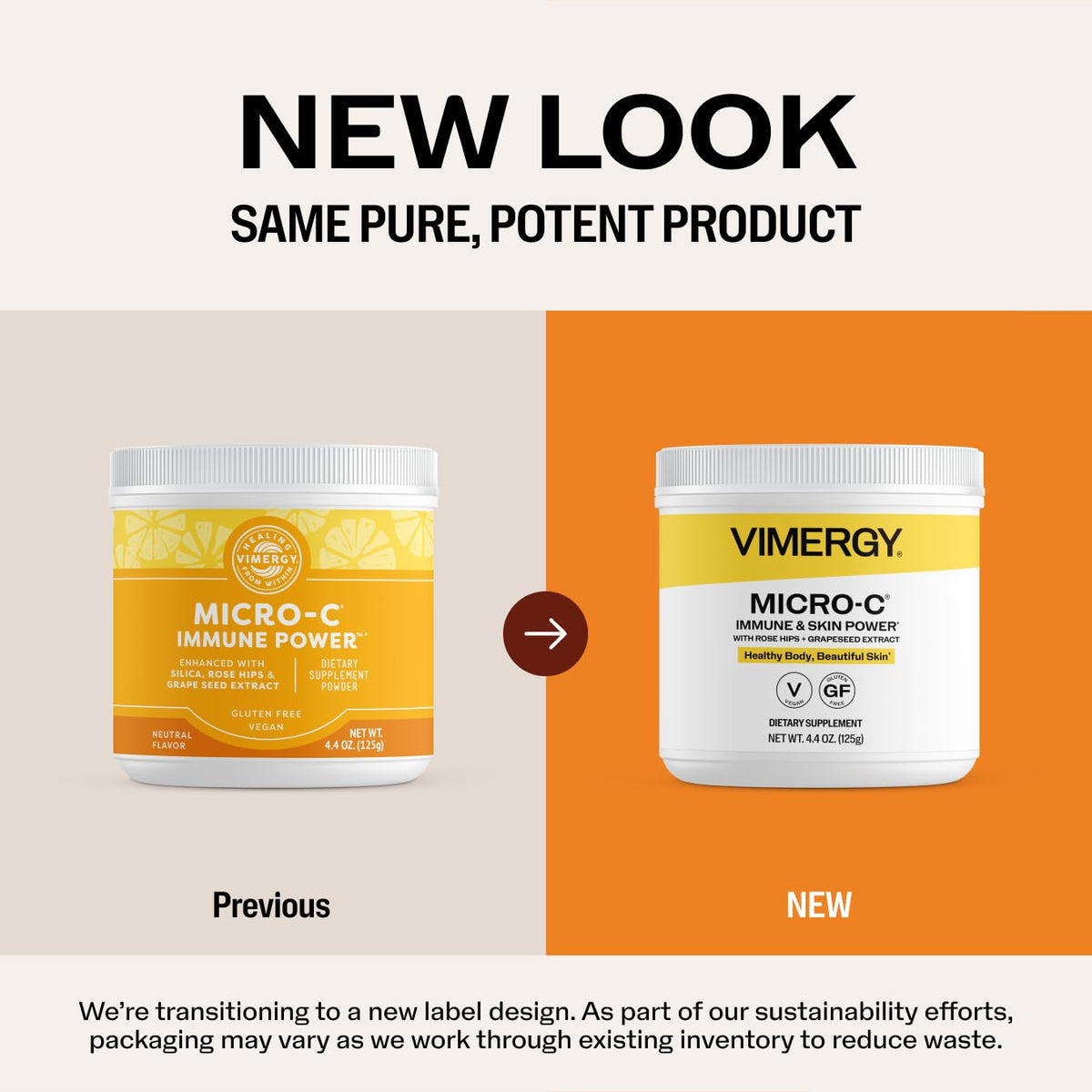 Vimergy Micro-C daily wellness Power 125g powder close-up