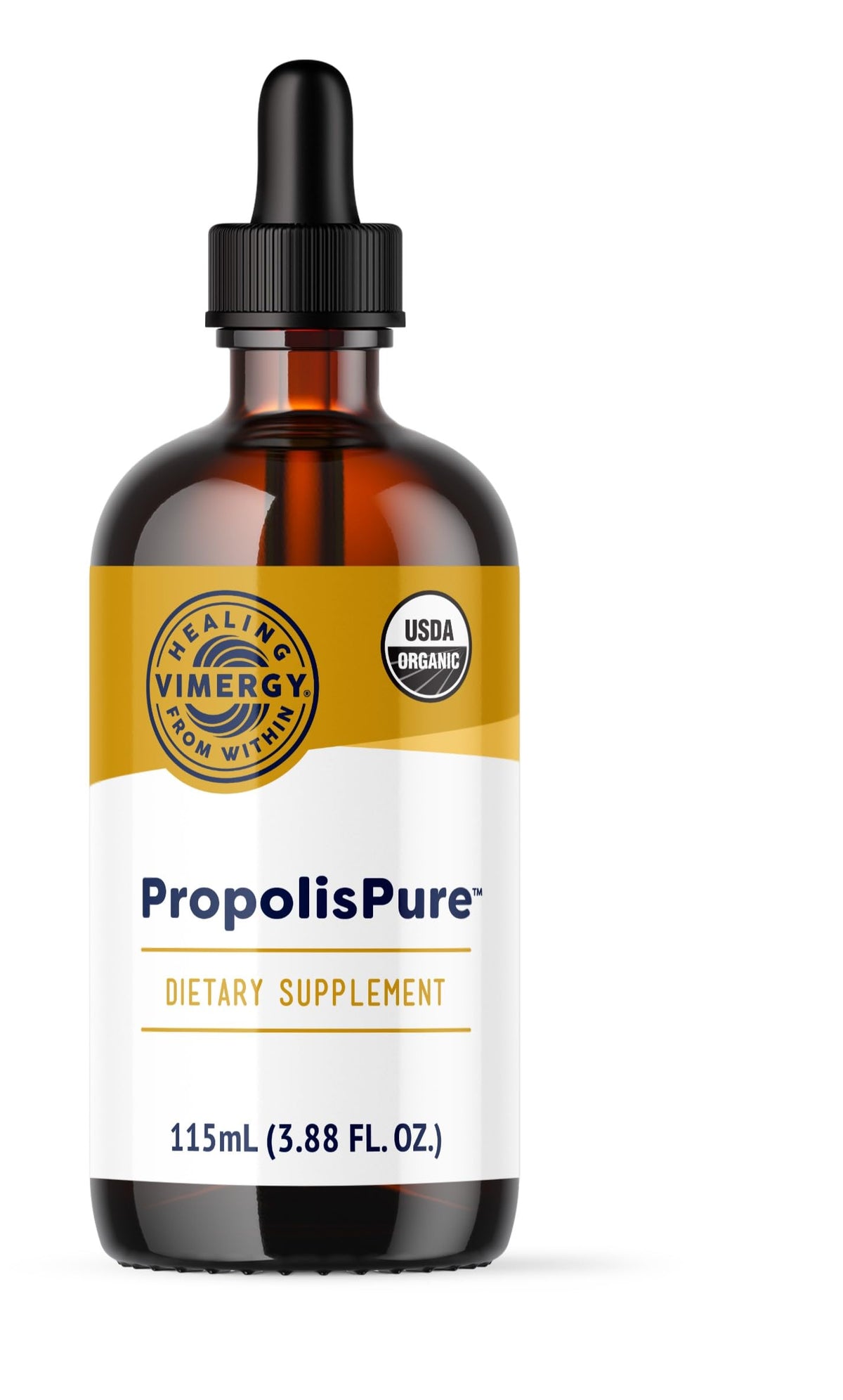 Vimergy PropolisPure® 115 mL front view of bottle