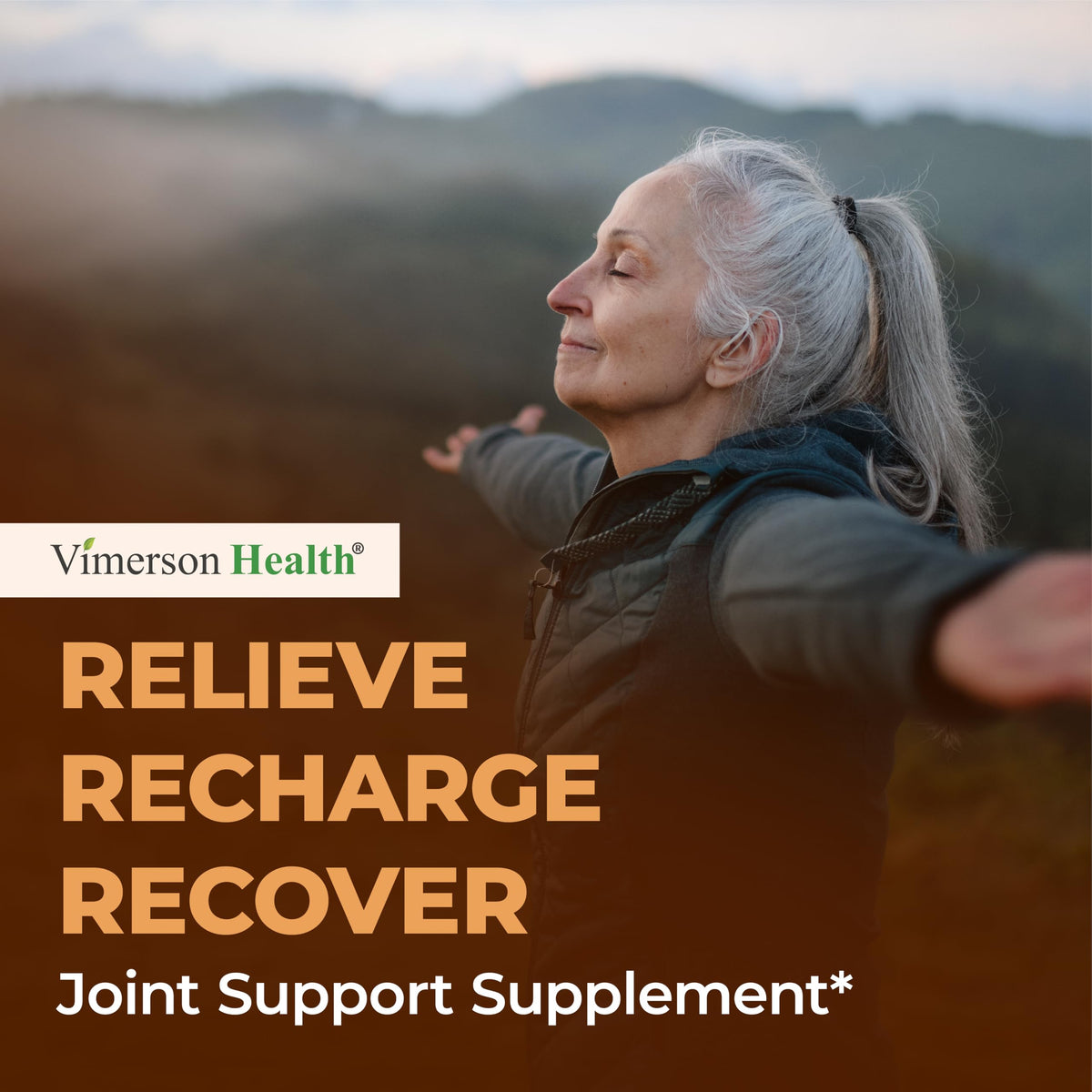 Vimerson Health Glucosamine Chondroitin MSM 1500mg capsules with a measuring spoon