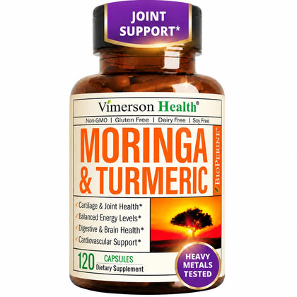 Vimerson Health Moringa Capsules 120 Count bottle front view