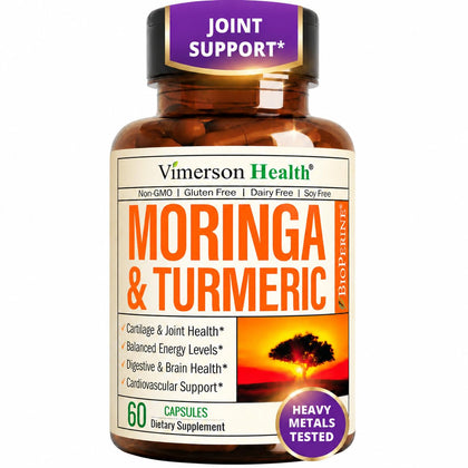 Vimerson Health Moringa Capsules 60 count bottle front view