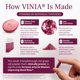 VINIA Piceid Resveratrol Capsules close-up of capsules