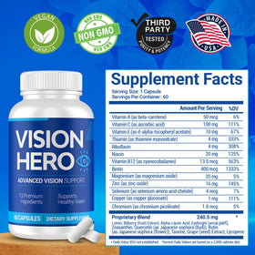 Vision Hero Advanced Vision Support 60 Capsules lifestyle scene