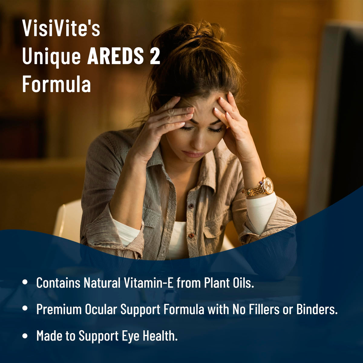 VisiVite AREDS 2 Eye Vitamins Zinc Free dietary supplement