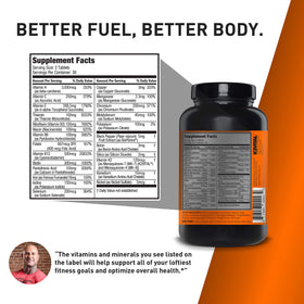 Vita JYM Daily Multivitamin side view with label