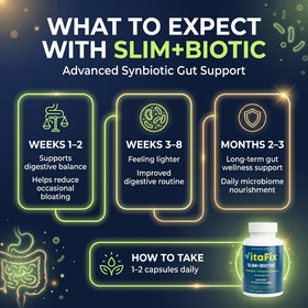 VitaFix Slimbiotic capsules in a hand
