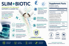 VitaFix Slimbiotic with a glass of water