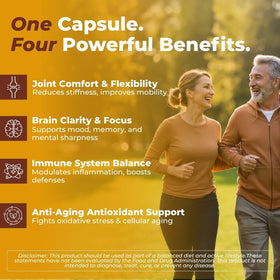 VITAL NUTRITIVE Turmeric Curcumin 655mg capsules on a wooden table