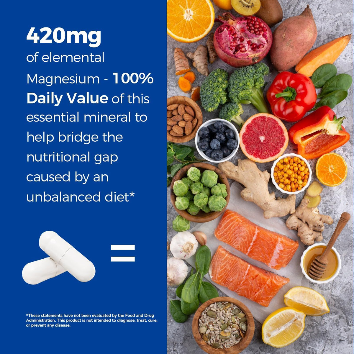 Vitalibre 10 in 1 Magnesium Complex label showing ingredient list