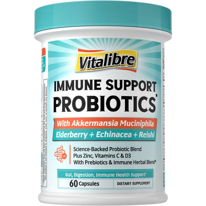 Vitalibre Akkermansia Probiotics 60 Capsules front view