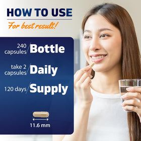 Vitamatic Bitter Melon capsules side view