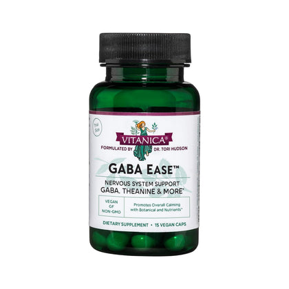 Vitanica GABA Ease Calming Support 15 capsules front view