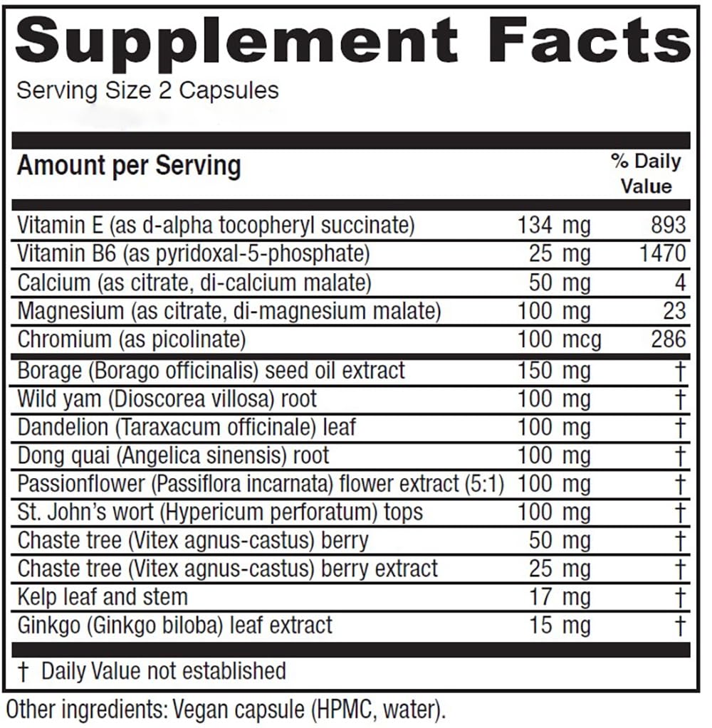 Vitanica Women's Phase I 60 Capsules side view
