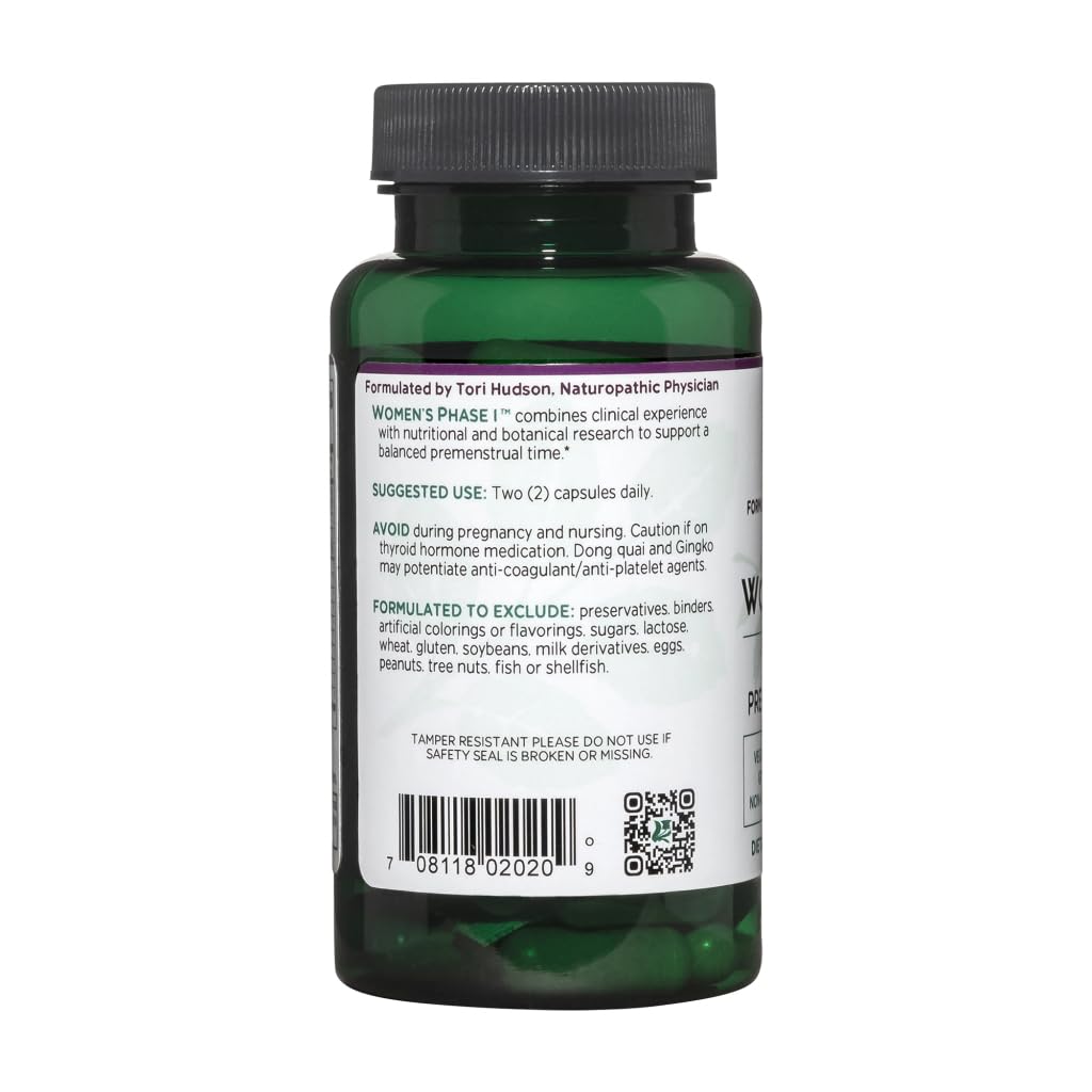 Vitanica Women's Phase I capsule bottle with label