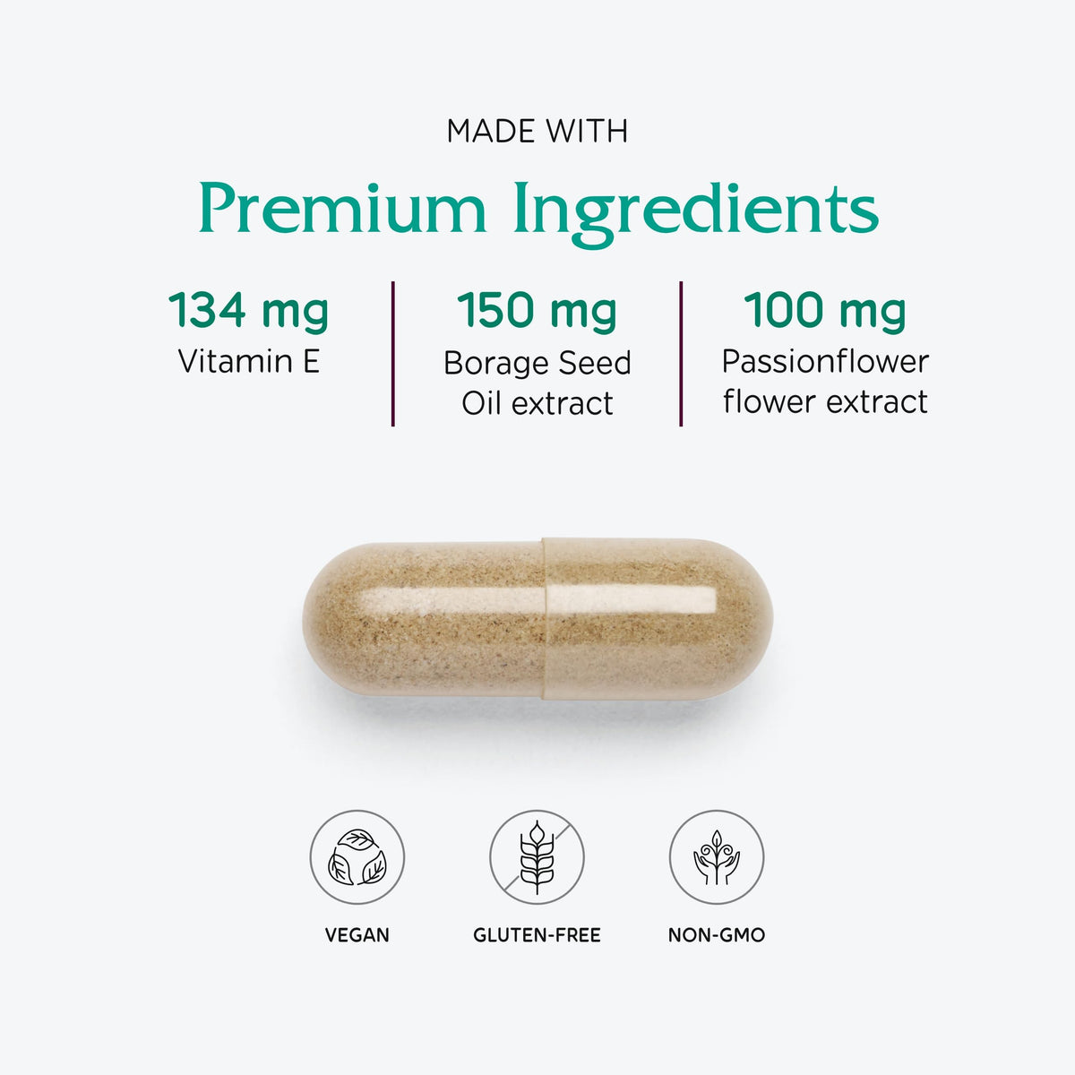 Vitanica Women's Phase I capsules on a wooden surface