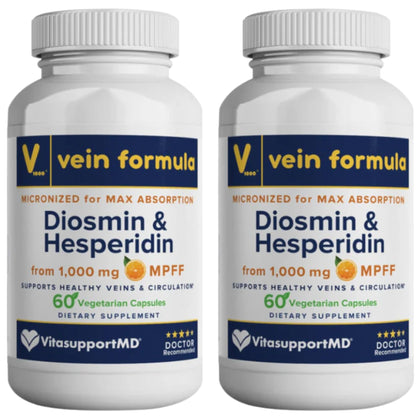VITASUPPORTMD Vein Formula 120 capsules front view