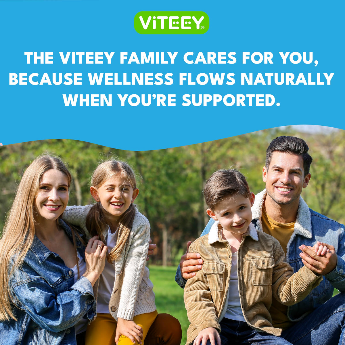 Viteey Sea Moss Capsules lifestyle scene with greenery