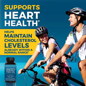 Viva Naturals Omega 3 Fish Oil supplement facts label